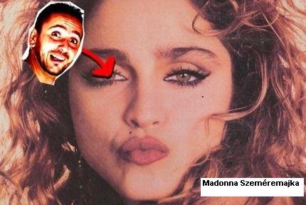 Madonna szeméremajka.