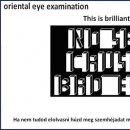 Kínai szemvizsgálat