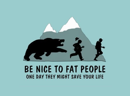 Légy kedves a túlsúlyos emberekkel!