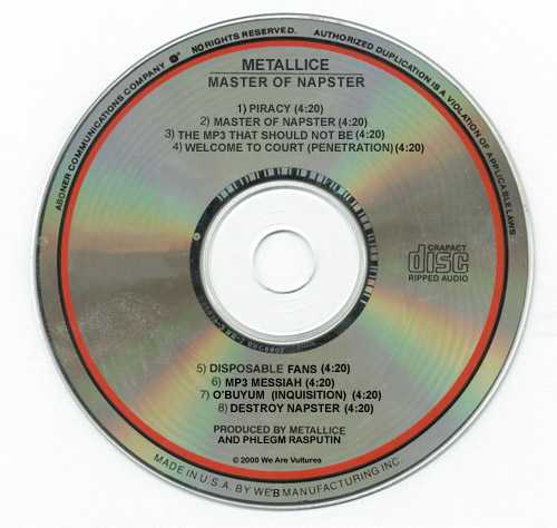 A legújabb Metallica CD